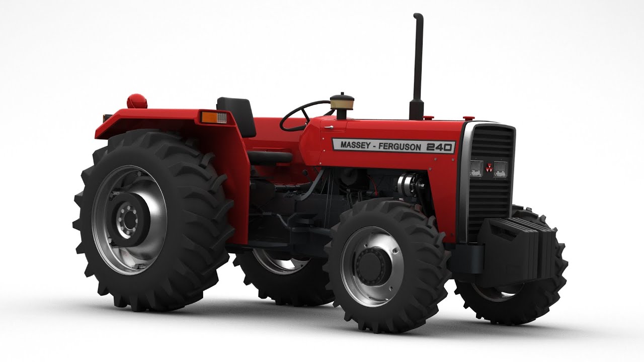 Massey Ferguson 240 4x4 3D Model