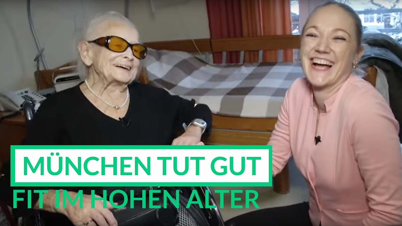 Fit im hohen Alter: 102-jährige Münchnerin verrät wie's geht.