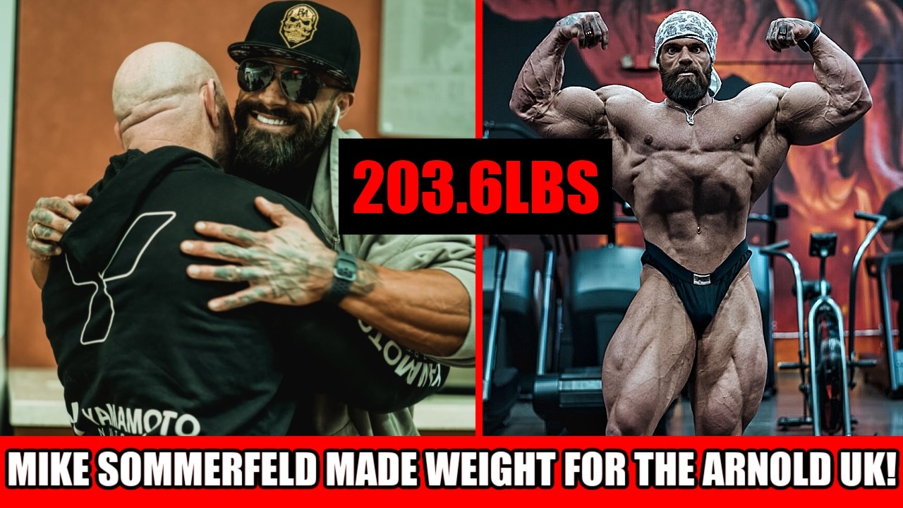 Mike Sommerfeld Officially Made Weight for the Arnold UK!