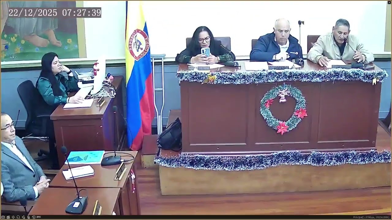 Sesión Plenaria Extraordinaria No. 017 22-12-2025