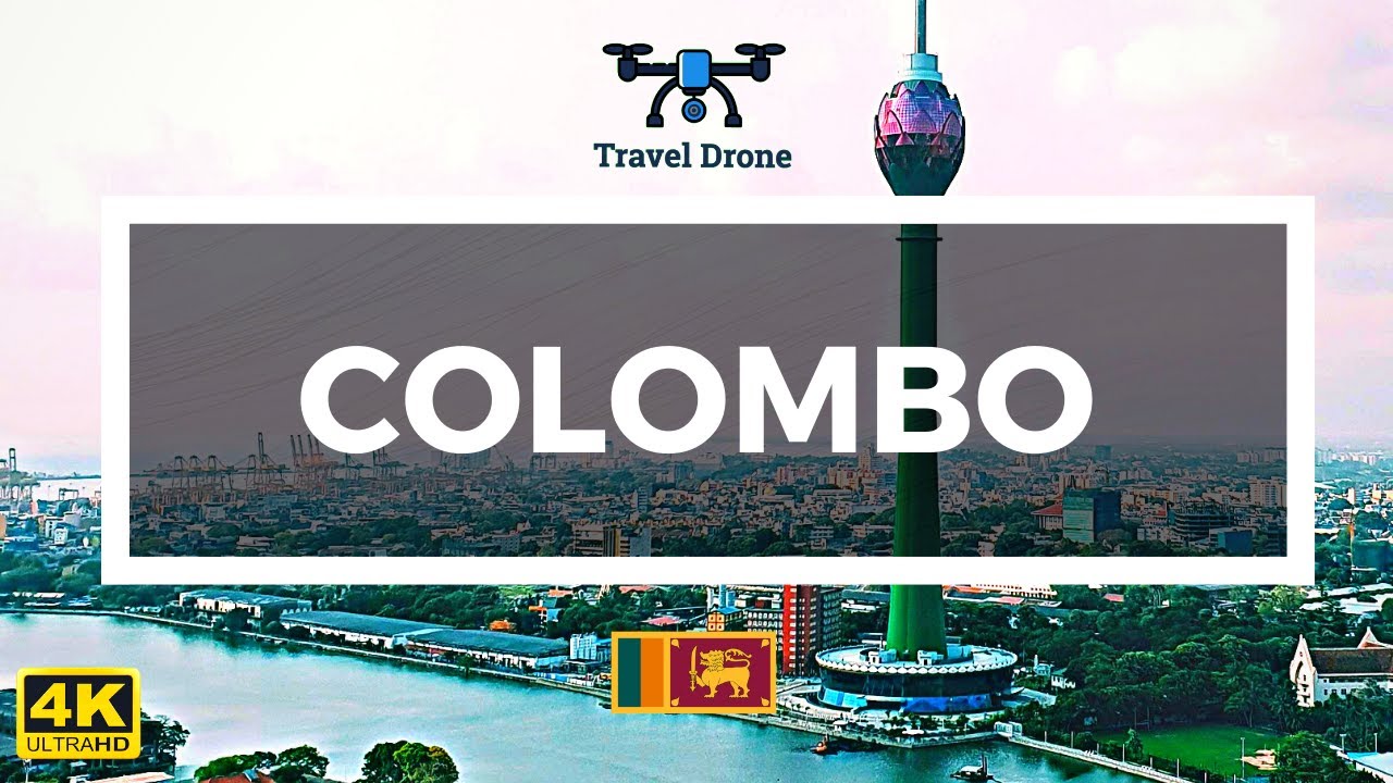 Colombo by Drone in 4K, Sri Lanka 🇱🇰 | Travel Drone