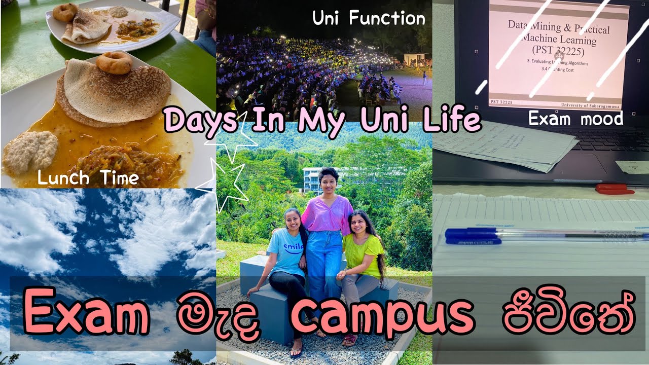UNI LIFE WITH EXAMS : We made a Cake😋| Life with Friends🥰 | Missed those beautiful places🥺