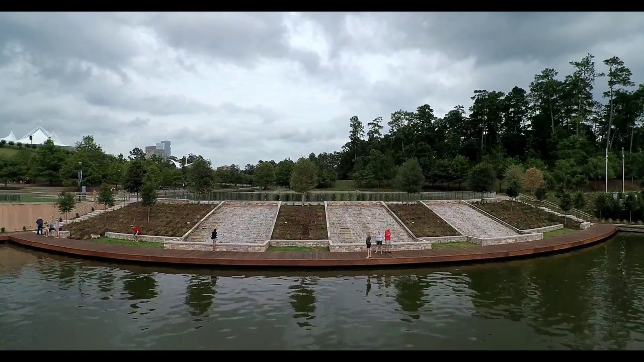 4K Drone video of Town Green Park - Memorial Day 2017