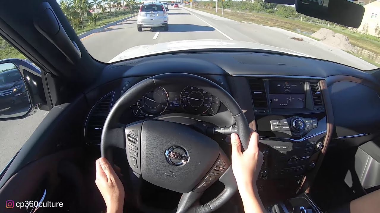 2020 Nissan ARMADA Platinum POV drive [Versatility demo]