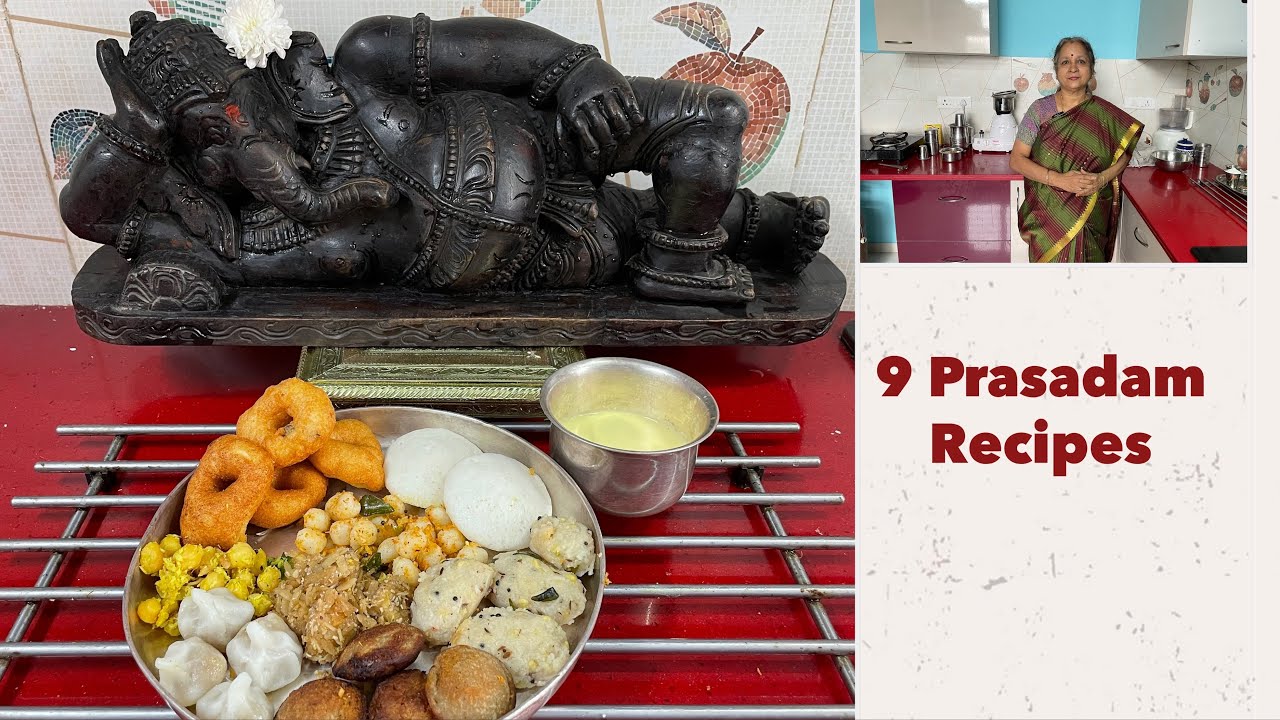 Ganesh Chaturthi 2023 I 9  Prasadam Recipes I