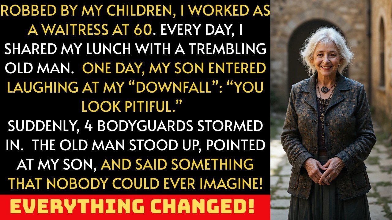 A waitress helped an old man every morning until his son mocked her—then the truth changed