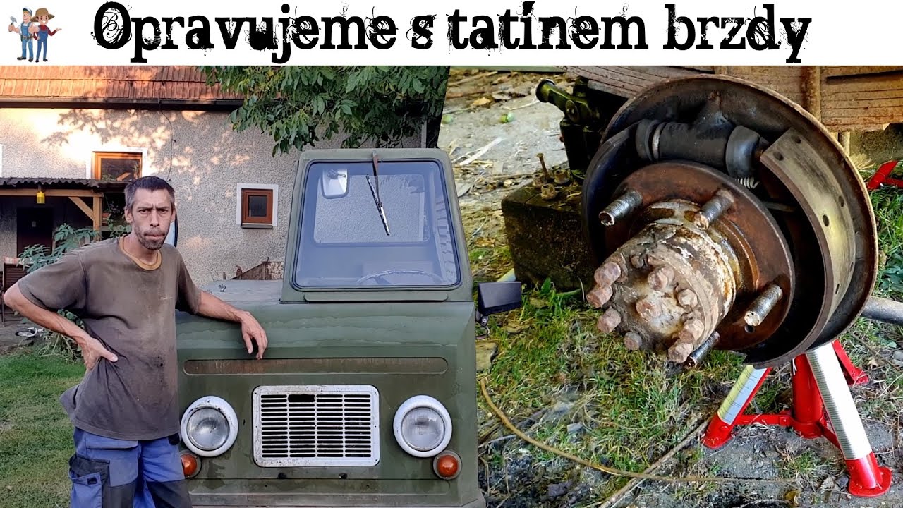 🚚 Multikára M22 dostane nové zadní pneumatiky a opravíme brzdy