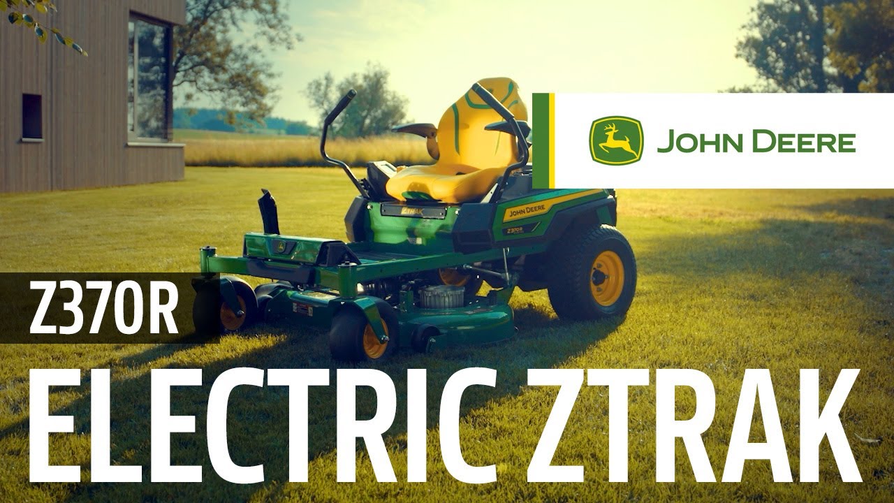 Introducing the Future of Lawn Care: The Electric Zero Turn Mower ZTRAK Z370R