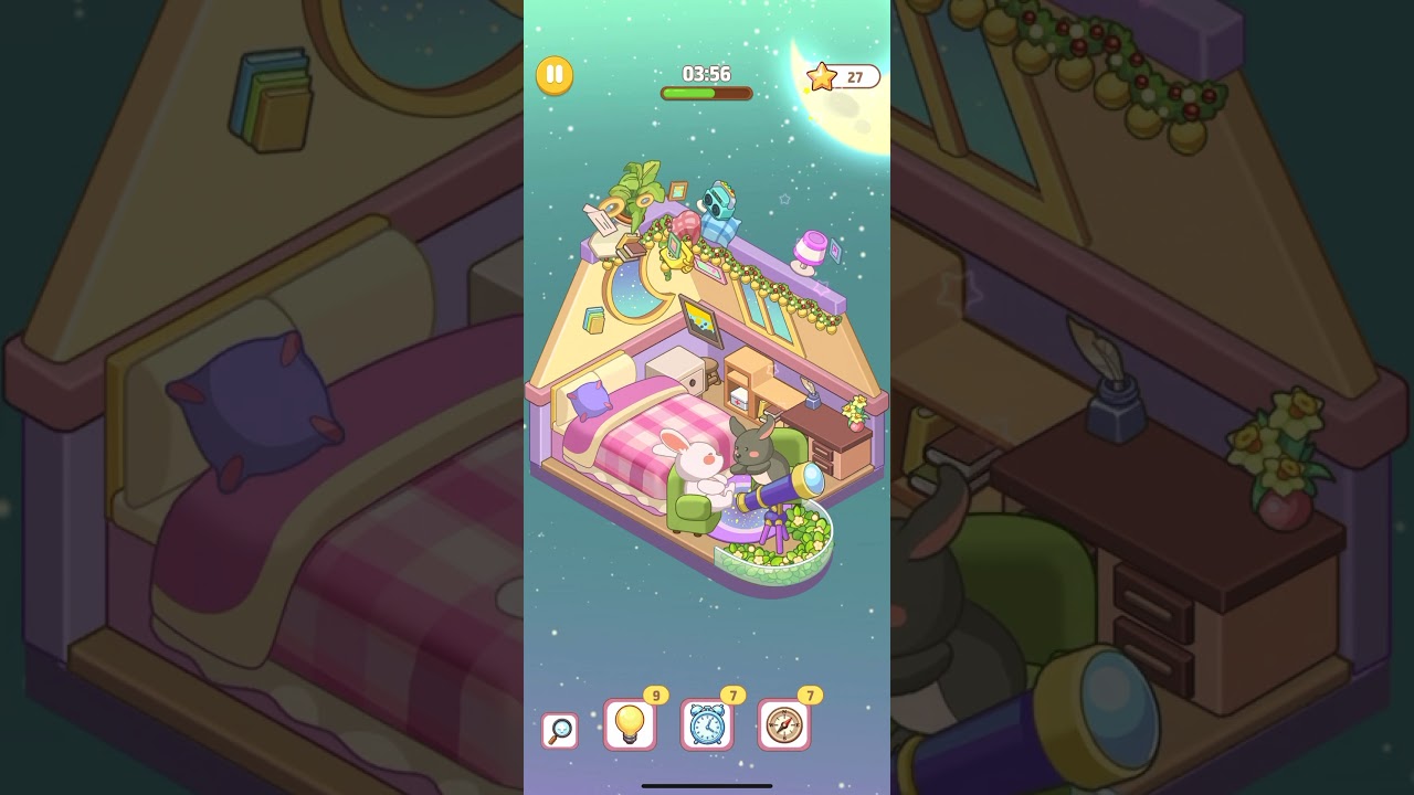Cozy Room &ndash; Level 11 Walkthrough | Bedroom with Telescope & Bookshelf 📚🔭