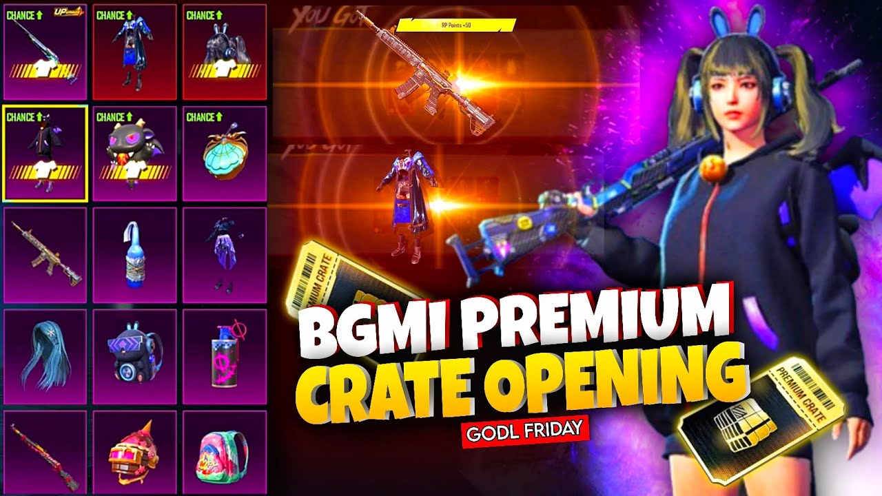 😍 NEW PREMIUM CRATE OPENING (BGMI & PUBG) FREE UPGRADE M24 SKIN & MYTHIC SET ll NEW CONCEPT 😱