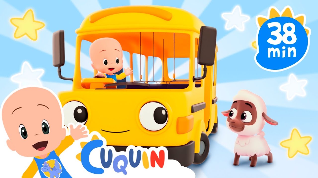 ¡Sube al bus comilón! | Globos bebé de colores - Juega con Cuquín