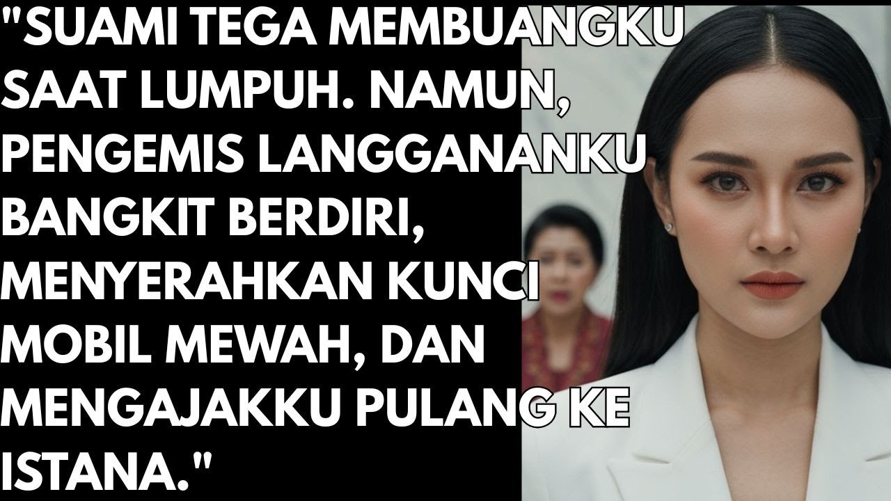 SUAMI TEGA MEMBUANG AKU SAAT LUMPUH, NAMUN PENGEMIS LANGGANANKU BANGKIT BERDIRI, MENYERAHKAN...