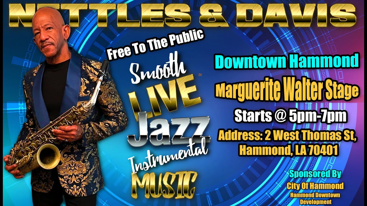 Nettles and Davis Live  I Shot The Sheriff  / Cover Downtown Hammond