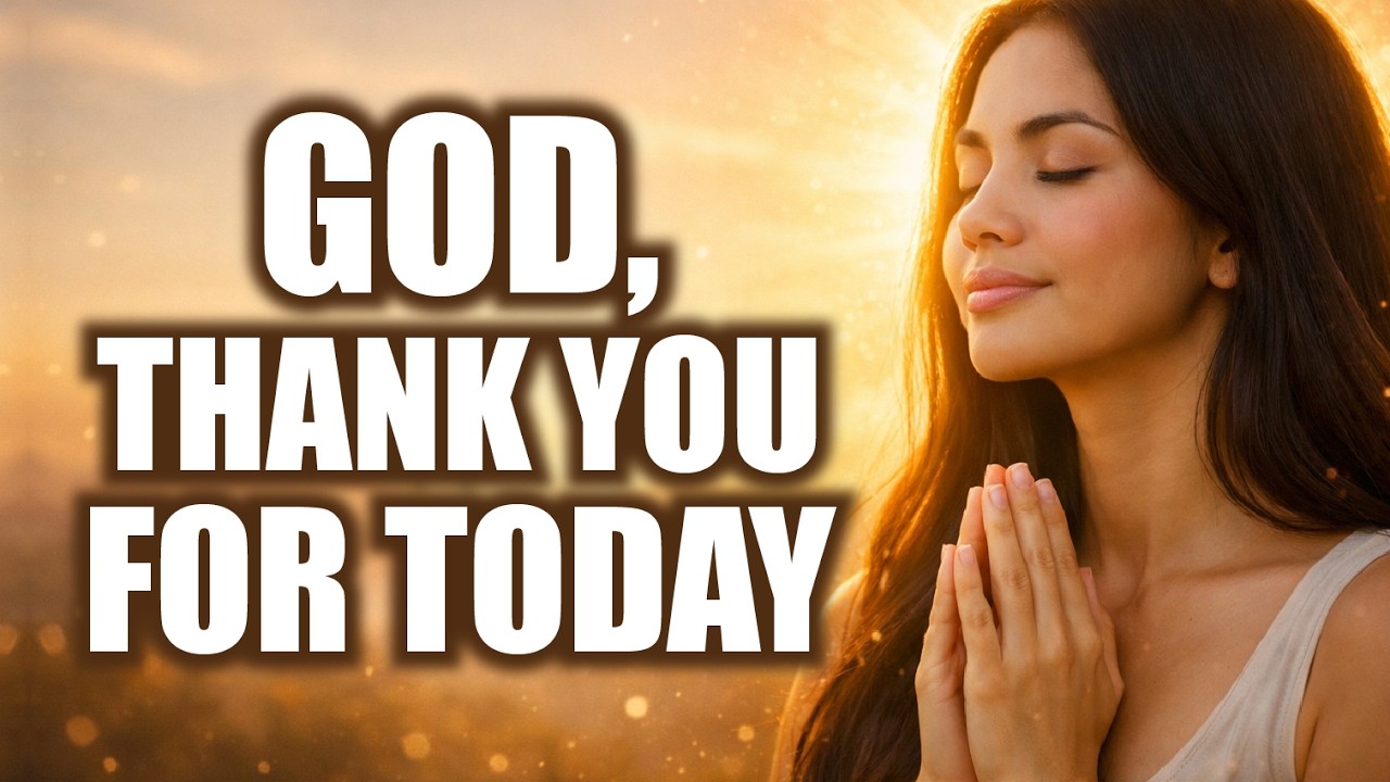 🙏 Gratitude Prayer: God, Thank You for Today | A Powerful Prayer of Gratitude & Blessings