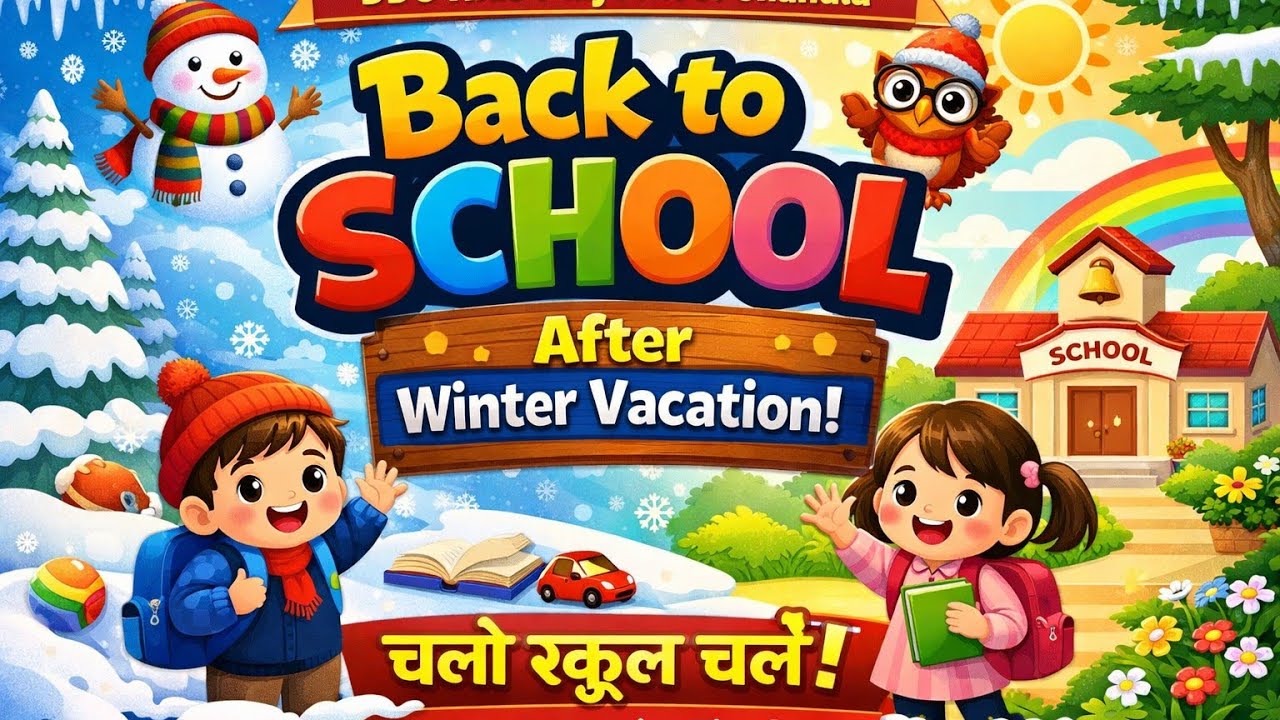 welcome kids after winter vacation| ddc kids playschool chandla | #trending #foryou #school