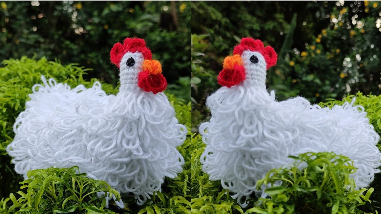 Easy crochet a hen||beautiful crochet chicken design||part 1||in english||2022