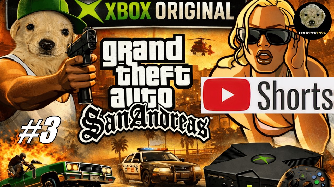 GTA San Andreas (Xbox original версия) - Стрим №3 #shorts