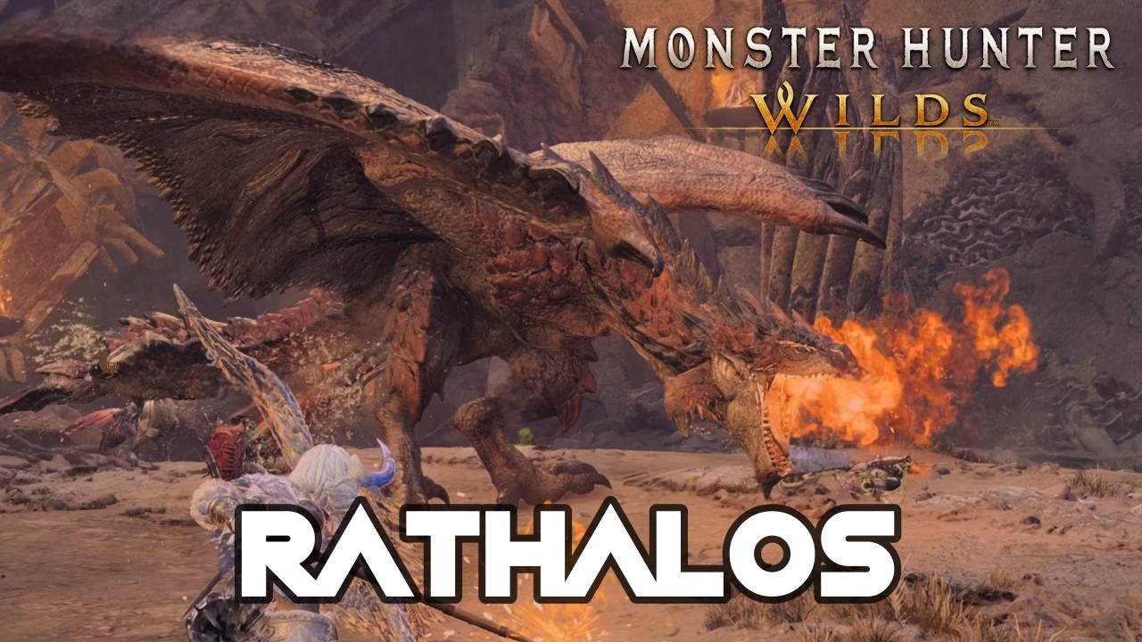 Monster Hunter Wilds - Rathalos Boss Fight (Gunlance + Bow)
