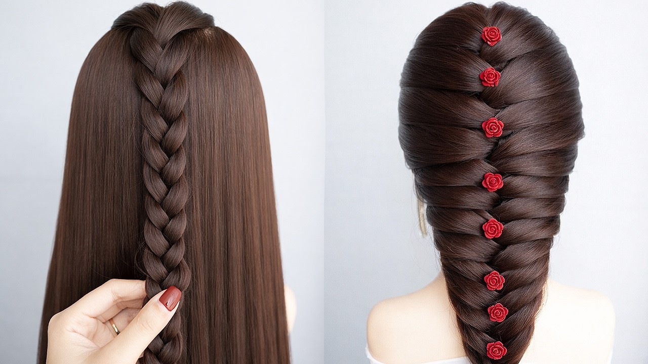 So Simple! Easy Beautiful Hairstyle for Long Hair | Simple Hair Design