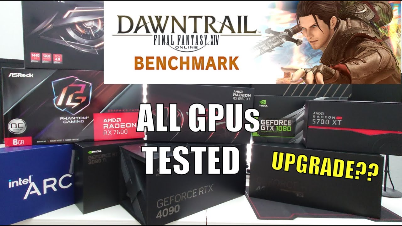 Final Fantasy XIV Dawntrail | Тест производительности графического процессора FFXIV | 1440p и 4k