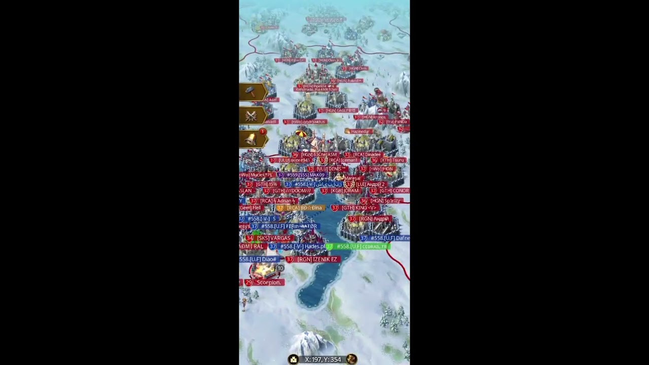 The war of artifacts RVR. Realm 558 vs 526 #moe #games #oyun #war #gaming #marchofempires #viral 
