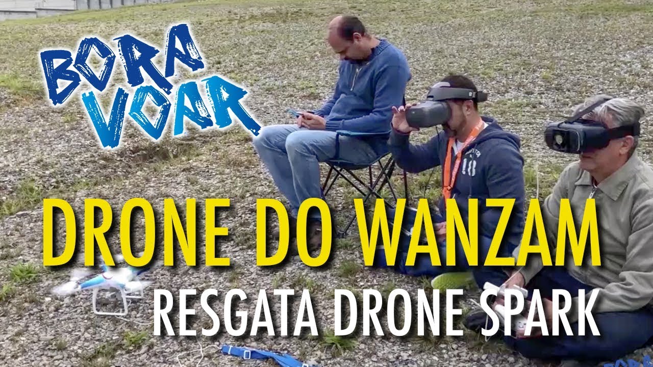 DRONE do WANZAM resgata drone SPARK