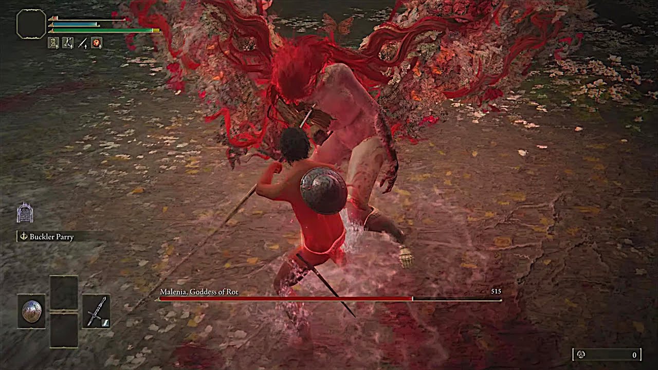 Bullying Malenia At Level 1 (No Damage) Parry kill