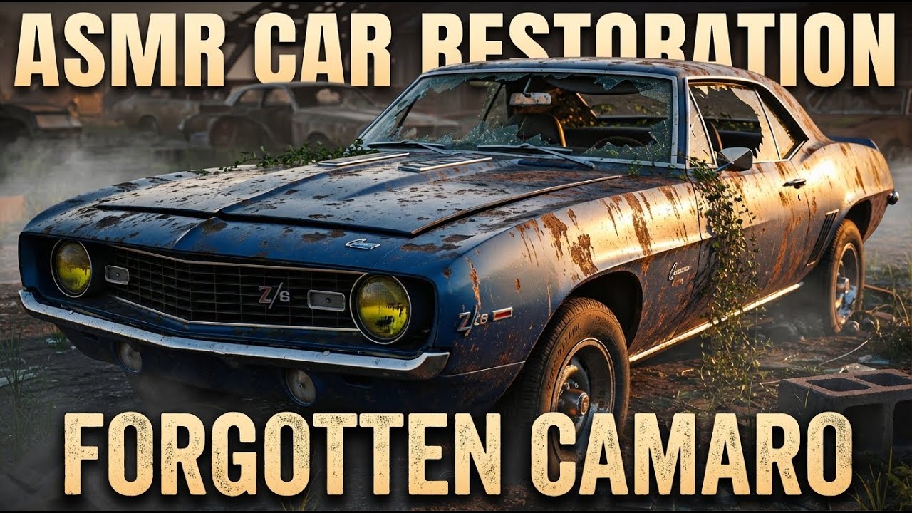 ASMR Car Restoration: 1969 Chevrolet Camaro Z/28 Full Rebuild from Abandoned Rust to Brand New
