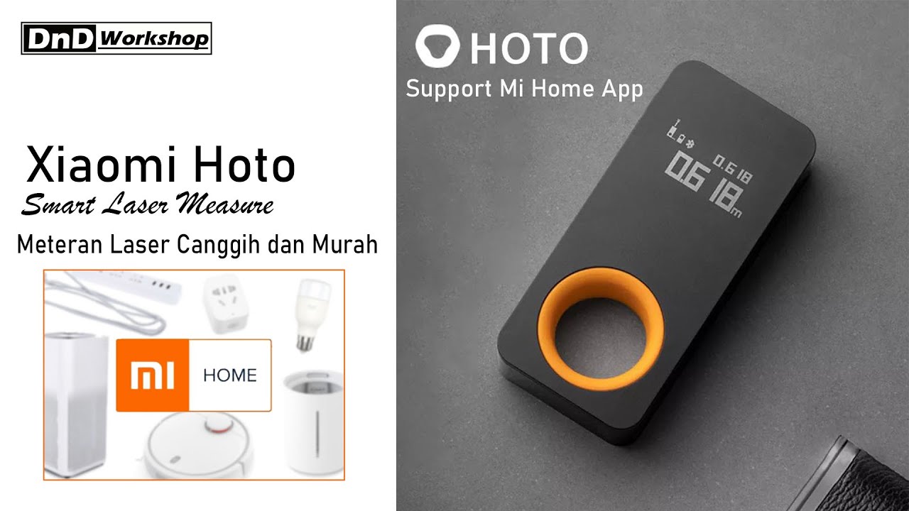 Meteran Digital Xiaomi HOTO Smart Laser Rangefinder Bluetooth 30 Meter