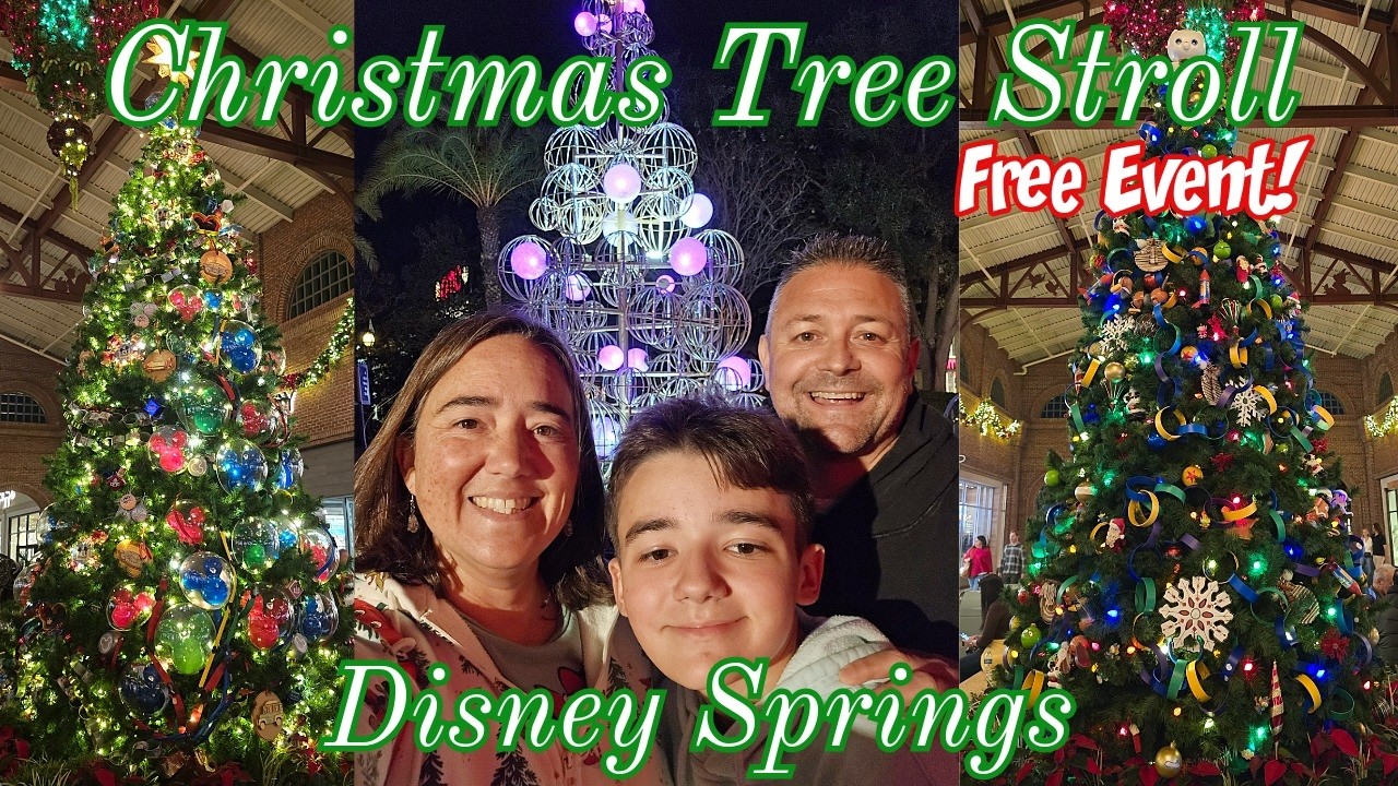 Прогулка с рождественскими ёлками Disney Springs! Бесплатное мероприятие! ​​Мы покажем все ёлки!