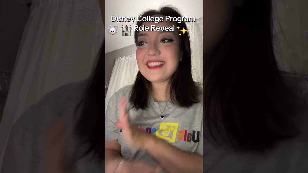 Disney College Program Role Reveal 