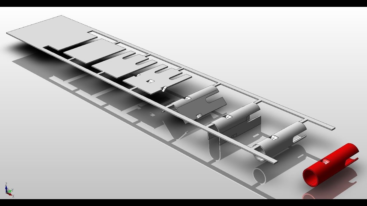 WALL ANCHOR STRIP DESIGN: KeyCreator (Tool Engaged)