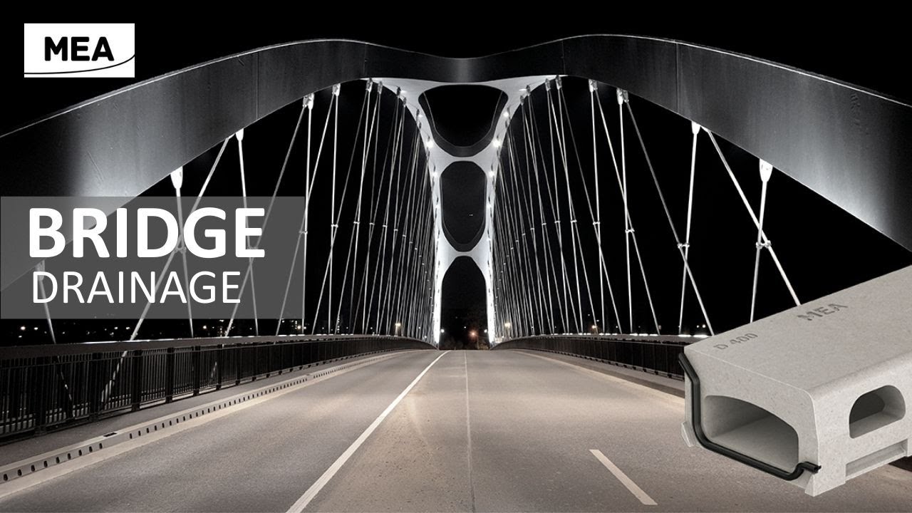 Entwässerung von Brücken leicht gemacht - MEAKERB Bridge Installation