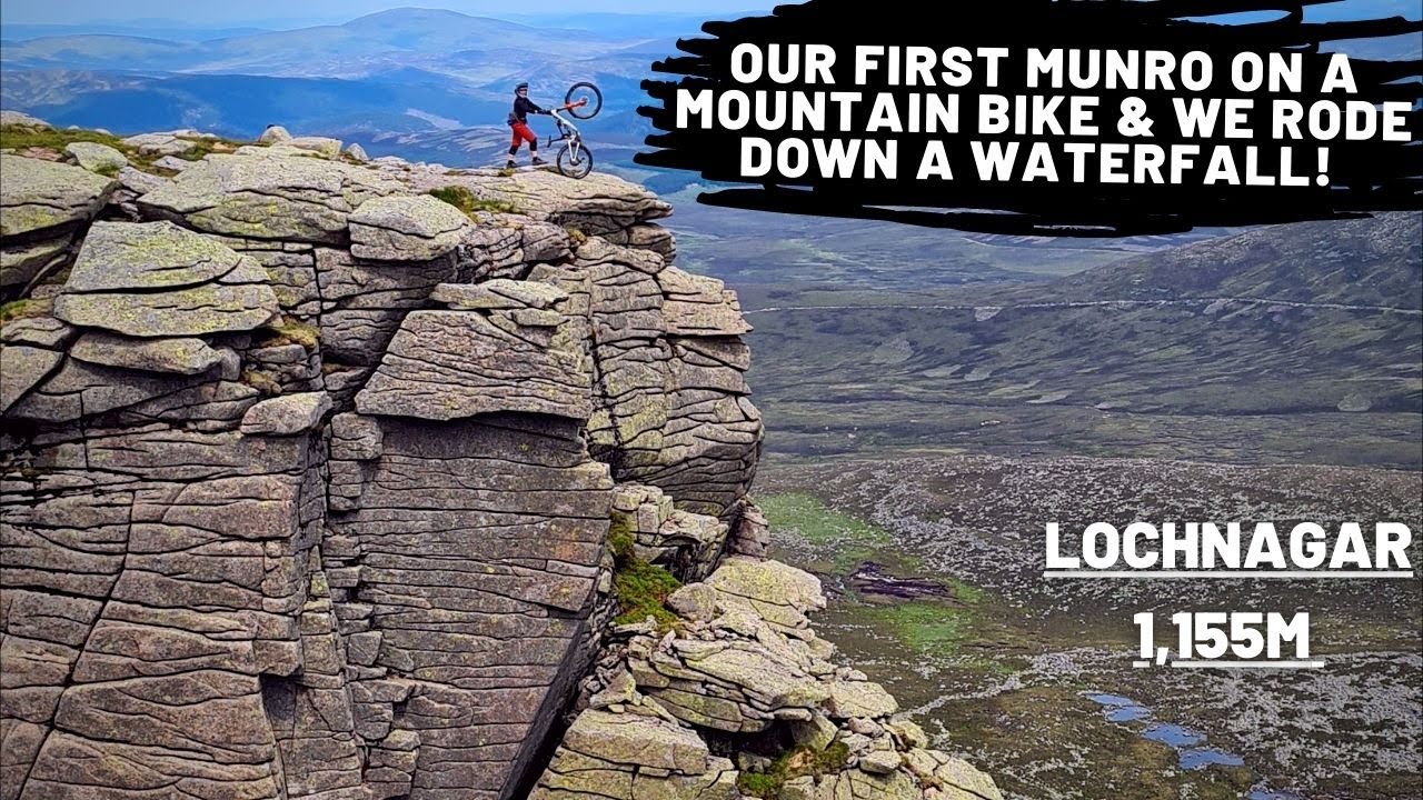 Lochnagar Munro by MTB | An Epic Adventure Ride Down a Waterfall Path! Scotland