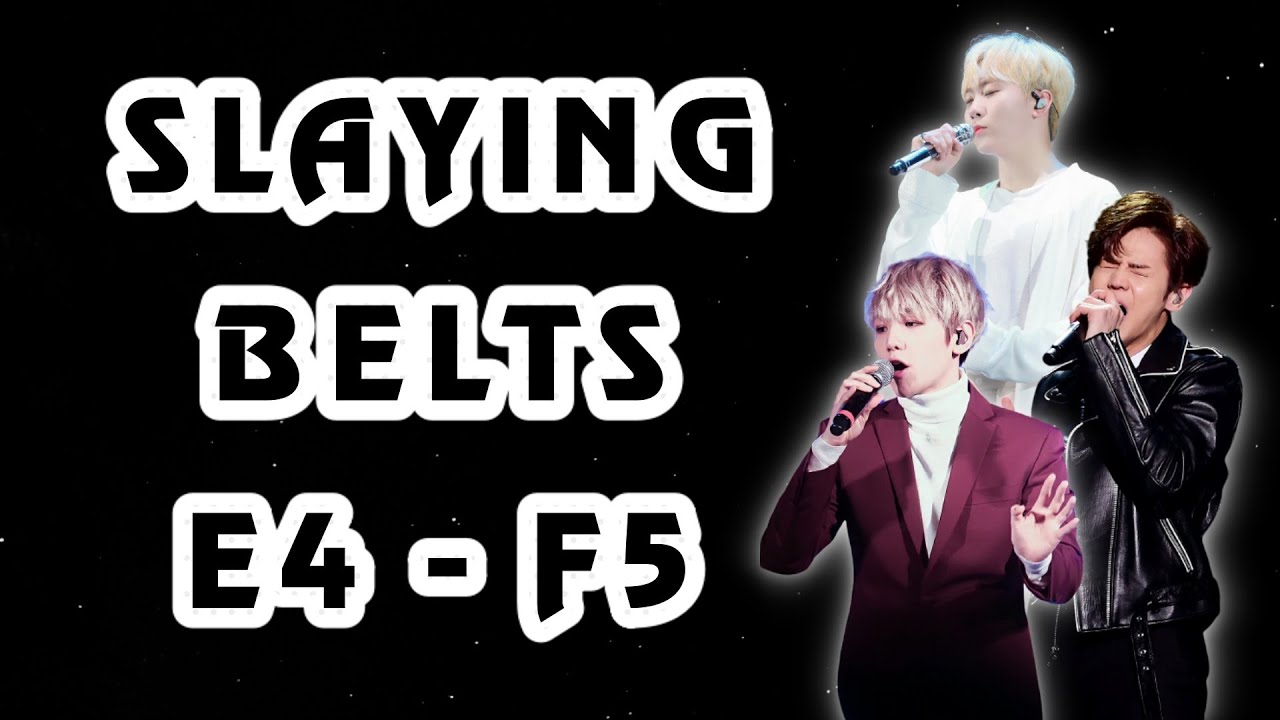 Yoseob (요섭) vs. Baekhyun (백현) vs. Seungkwan (승관) Belting Battle (E4 - F5)
