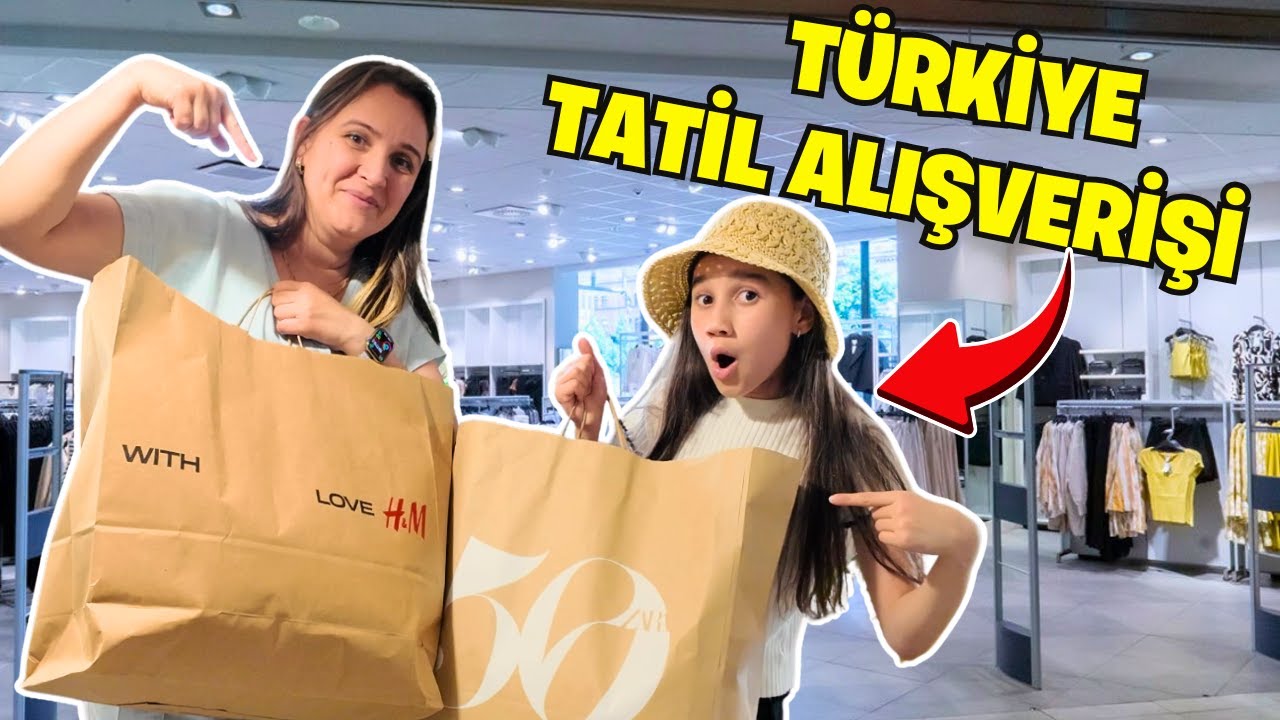 Türkiye Tatili Öncesi Büyük Alışveriş! 🇹🇷 Arıgiller ile AVM’de Keyifli Bir Gün!