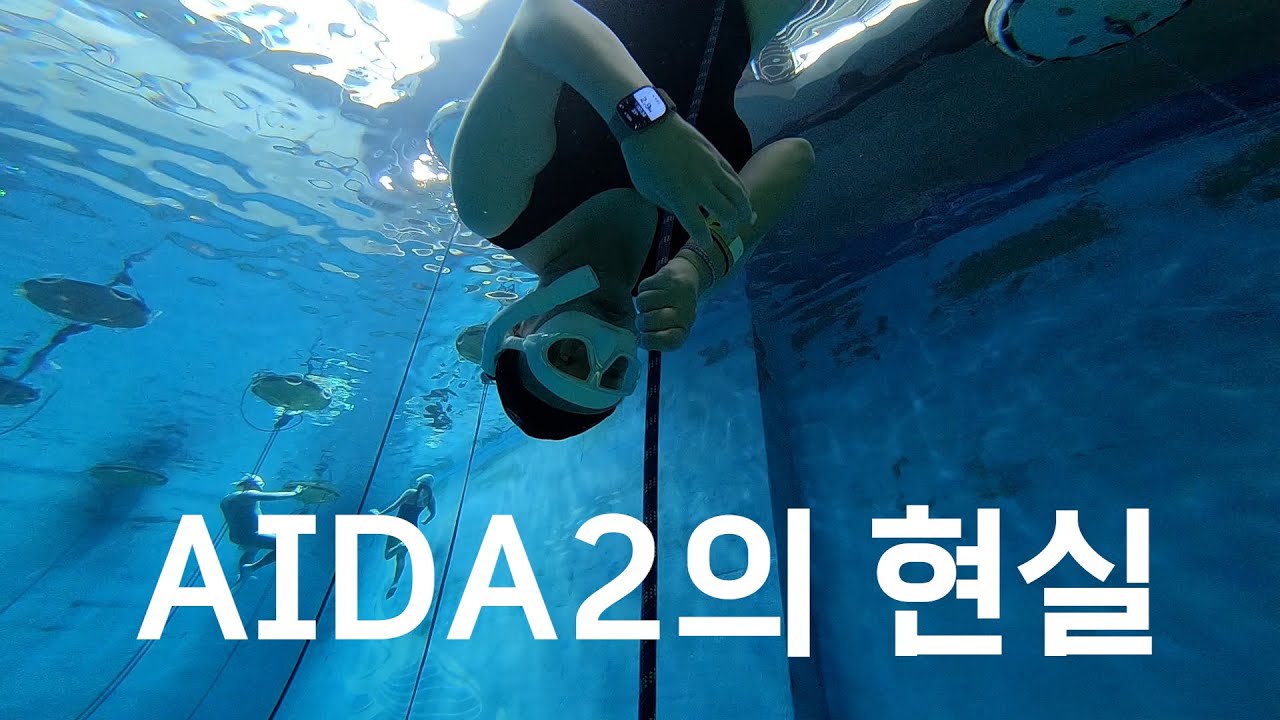 프리다이빙 입문 1개월, 그냥 숨만 참는건 줄 알았는데...(AIDA2)
