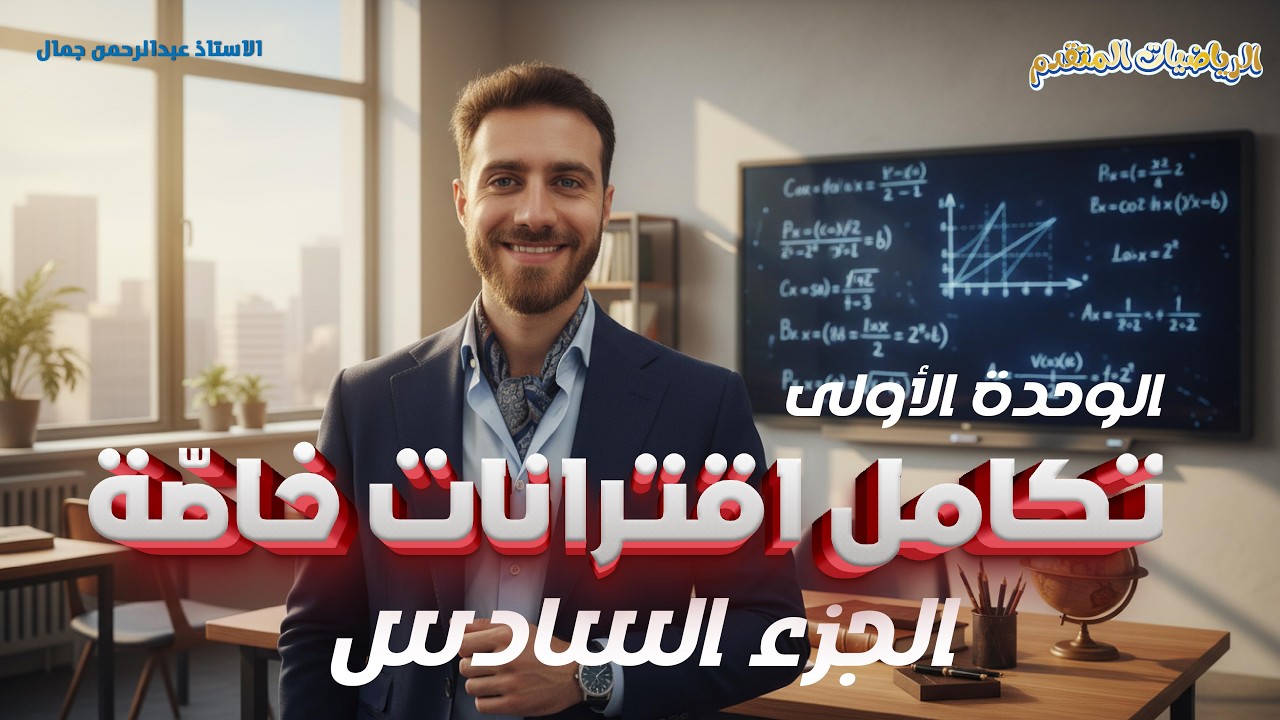 الرياضيات المتقدم || الوحدة الأولى || تكامل اقترانات خاصّة || الجزء السادس