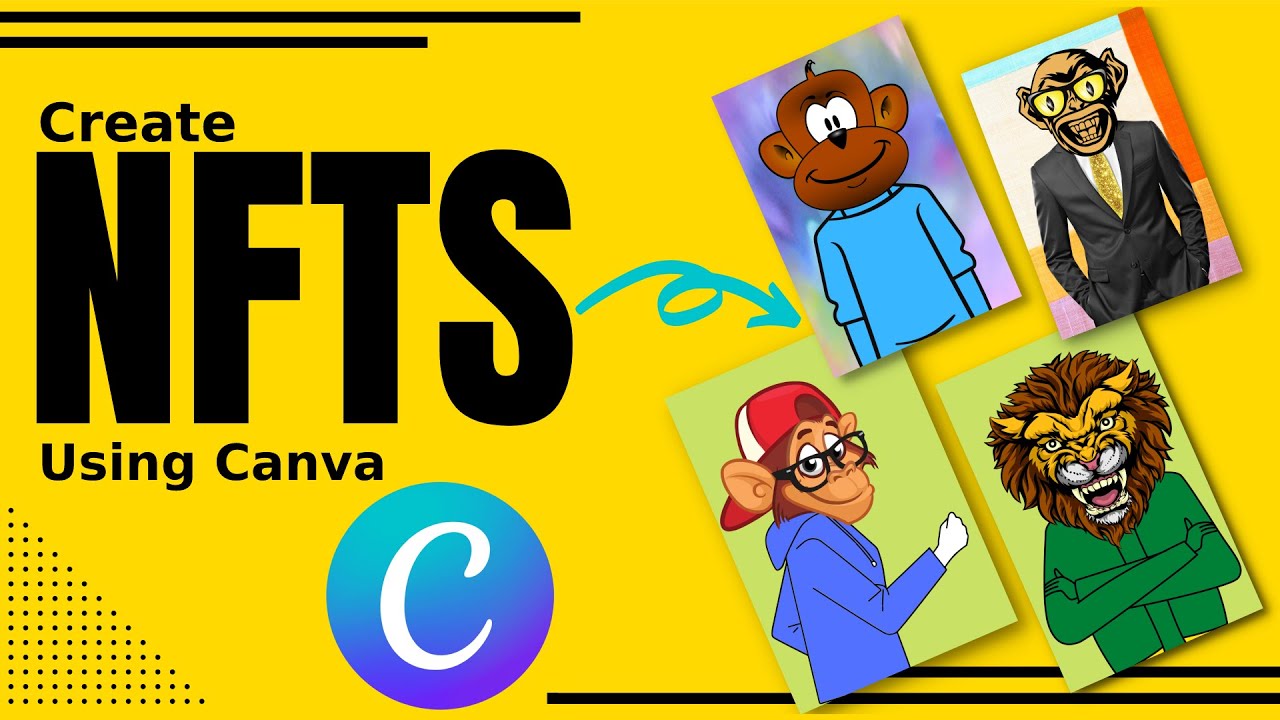 NFTs design In Canva || How to make NFTs Using Canva || Design NFTs || Nft Step By Step