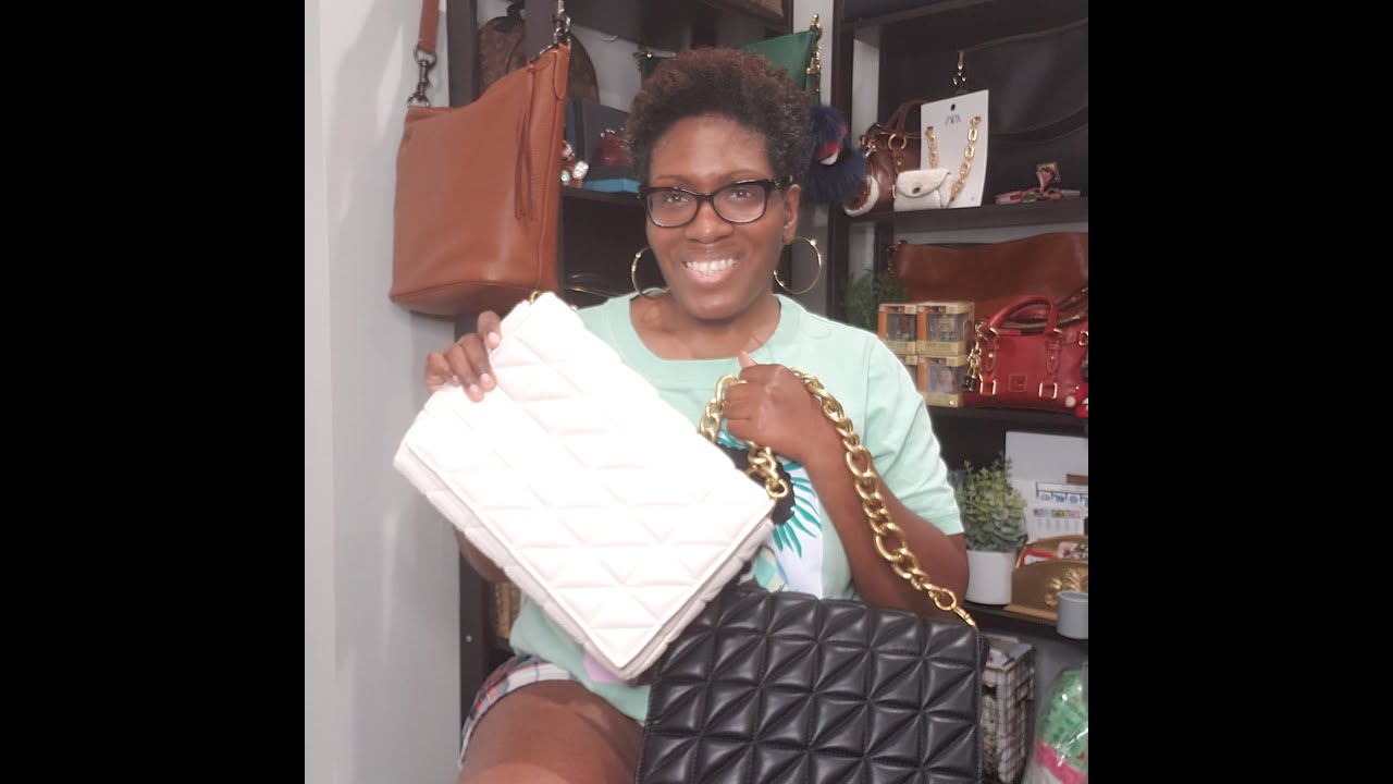 Zara quilted chain strap shoulder bag and Coach unboxings!
