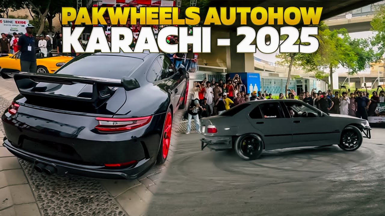 Pakwheel Auto Show Karachi 2025 |  Modified Cars, Drifting & More! | Aamir Marwat Vlogs