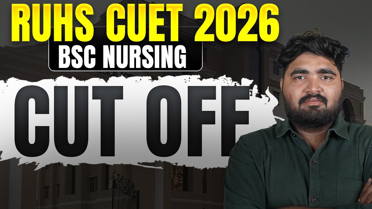RUHS BSc Nursing 2026 Cut Off 🔥 College-wise & Category-wise Cut Off Marks #ruhsbscnursing
