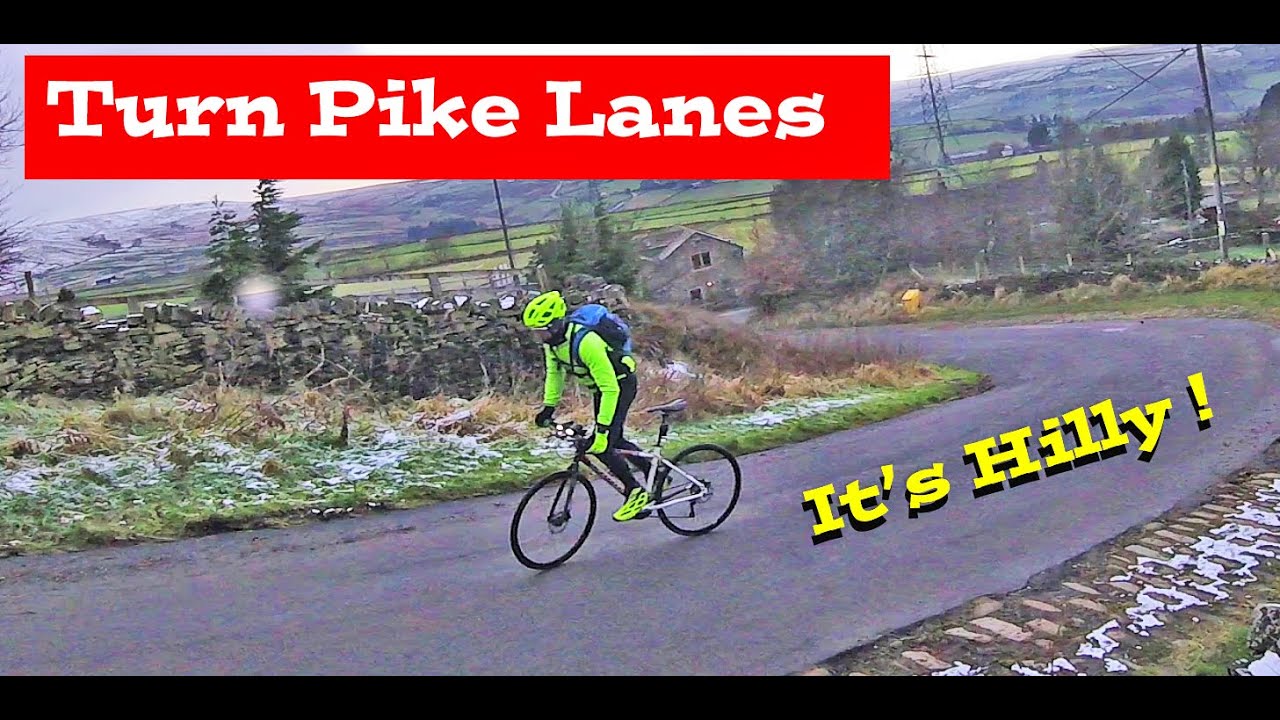 Cycling the Turn Pike lanes - West Yorkshire. I'm a cyclist and I live in the Pennines.