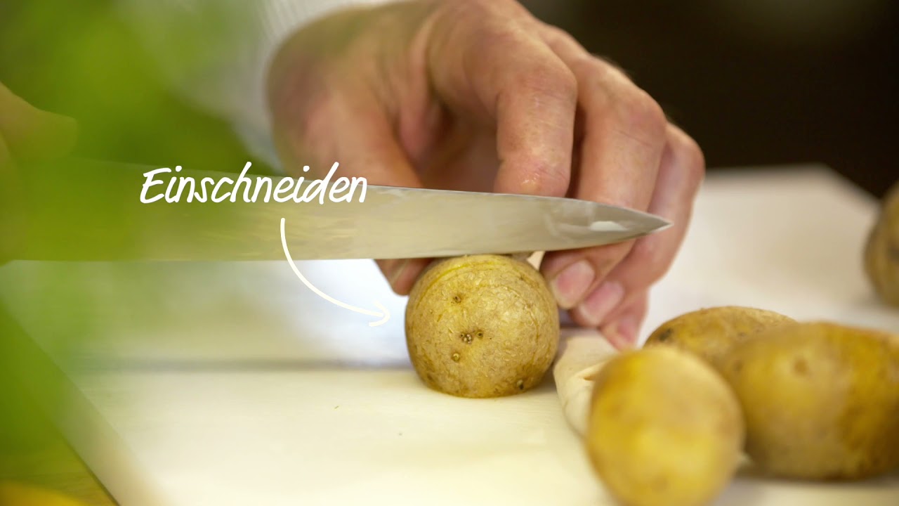 Fächerkartoffel gleichmäßig einschneiden | Profi-Tipp vom Chefkoch | HANDL TYROL