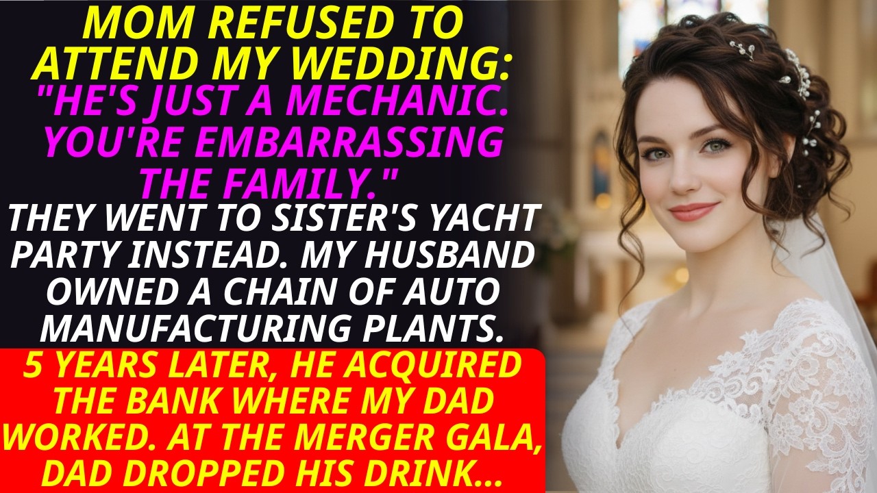 My Parents Skipped My Wedding Because I Married Poor—My Husband Just Bought Their Company