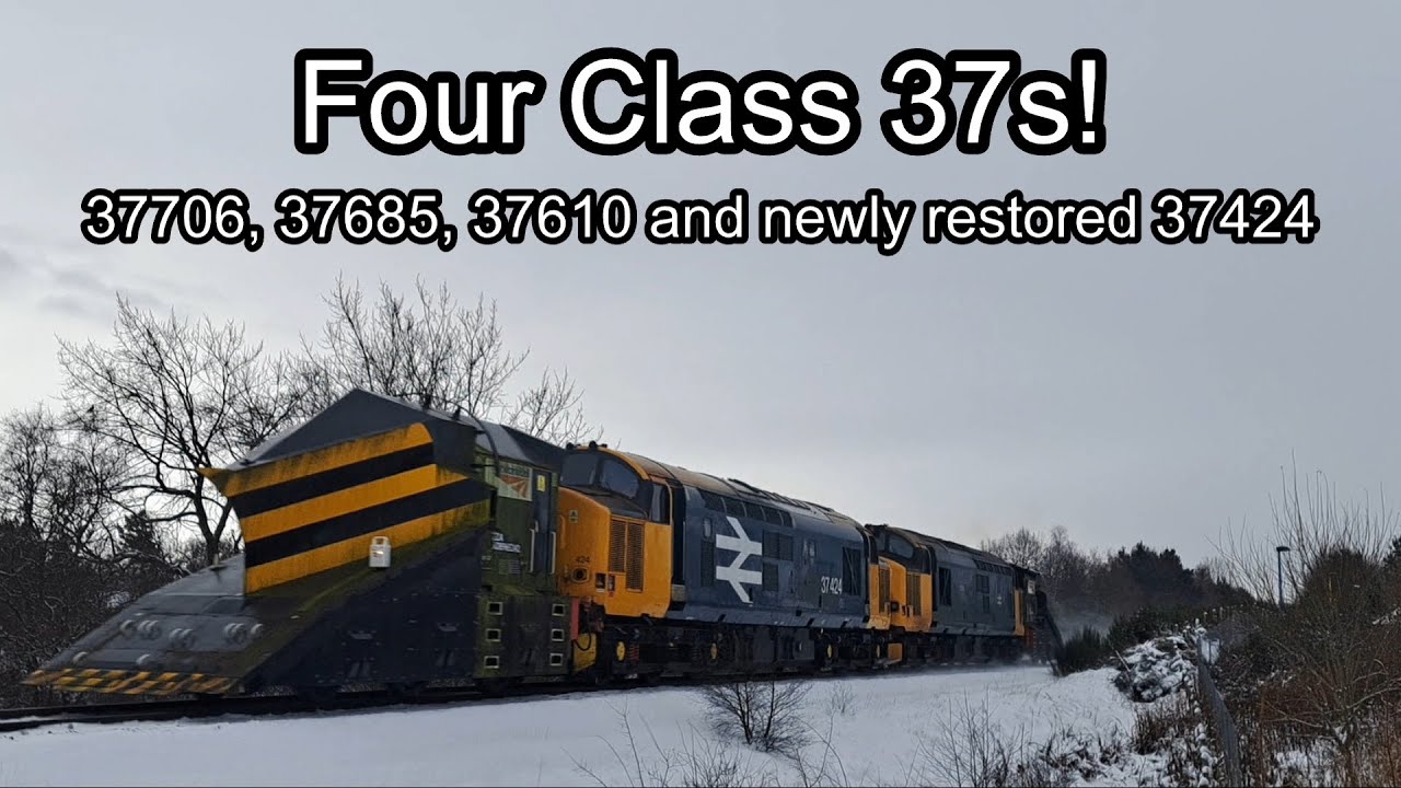 Four Class 37s in the start of 2026! (2026 episode 1)