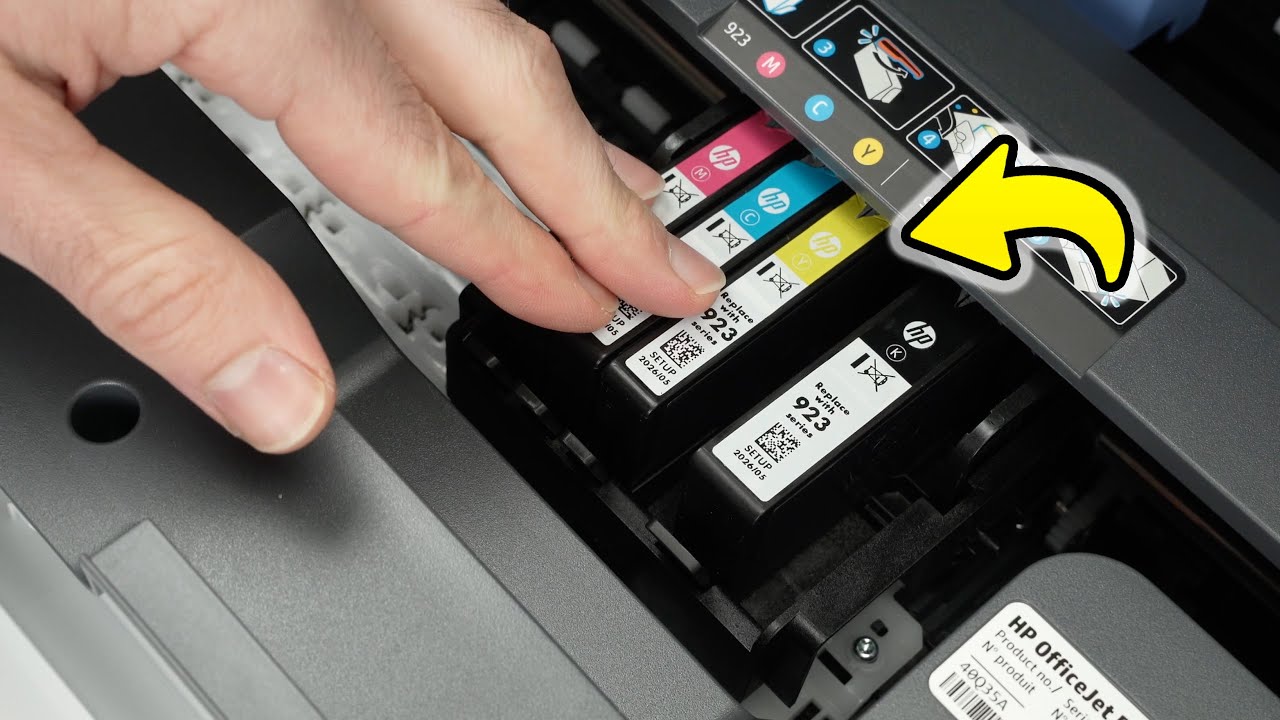 Как заправить картриджи в HP OfficeJet Pro 8135e, 8139e, 8132e, 8134e, 8138e, 9125e, 8130e