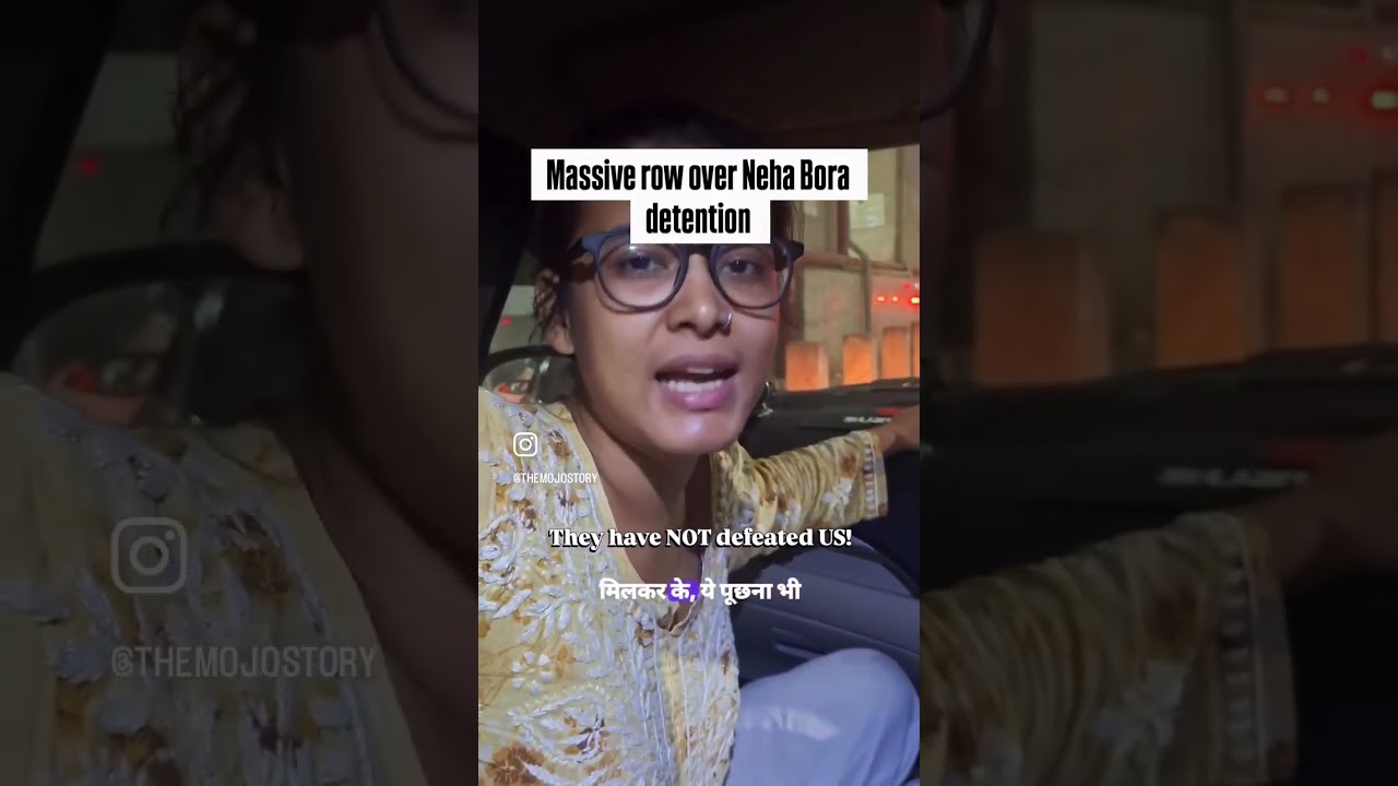 Neha Bora released from detention after protests against Gyanesh Kumar #jantarmantar #viral
