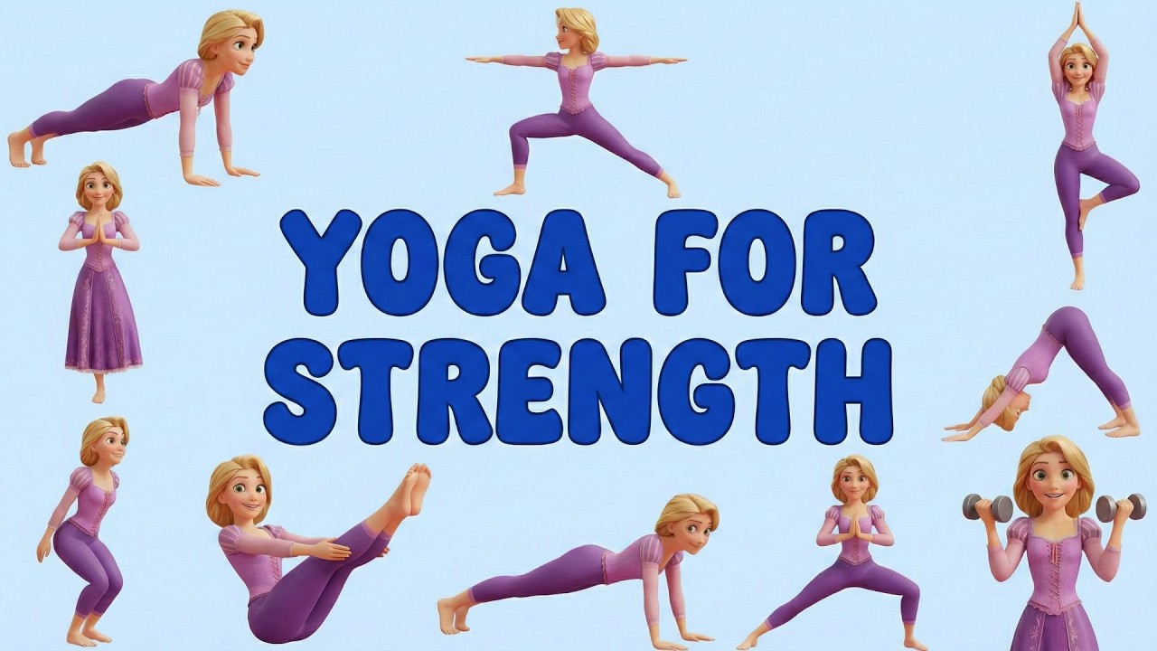 Strong & Flexible! | Easy Body Toning Yoga Poses for Children