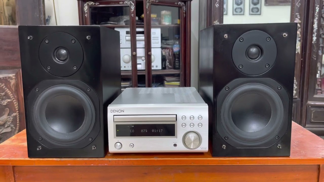 Test dàn âm thanh Denon D-M41 date cực cao có bluetooth